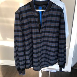 Kit and Ace blade collar shirt jacket